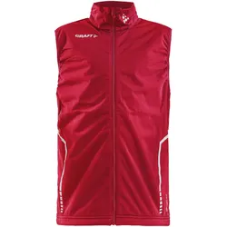 CRAFT Warm Club Langlaufweste Kinder 430000 - bright red 134/140