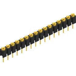 FIS MK 01 16G - Buchsenleiste, 1-reihig, 1 x 16 - 2,54 mm