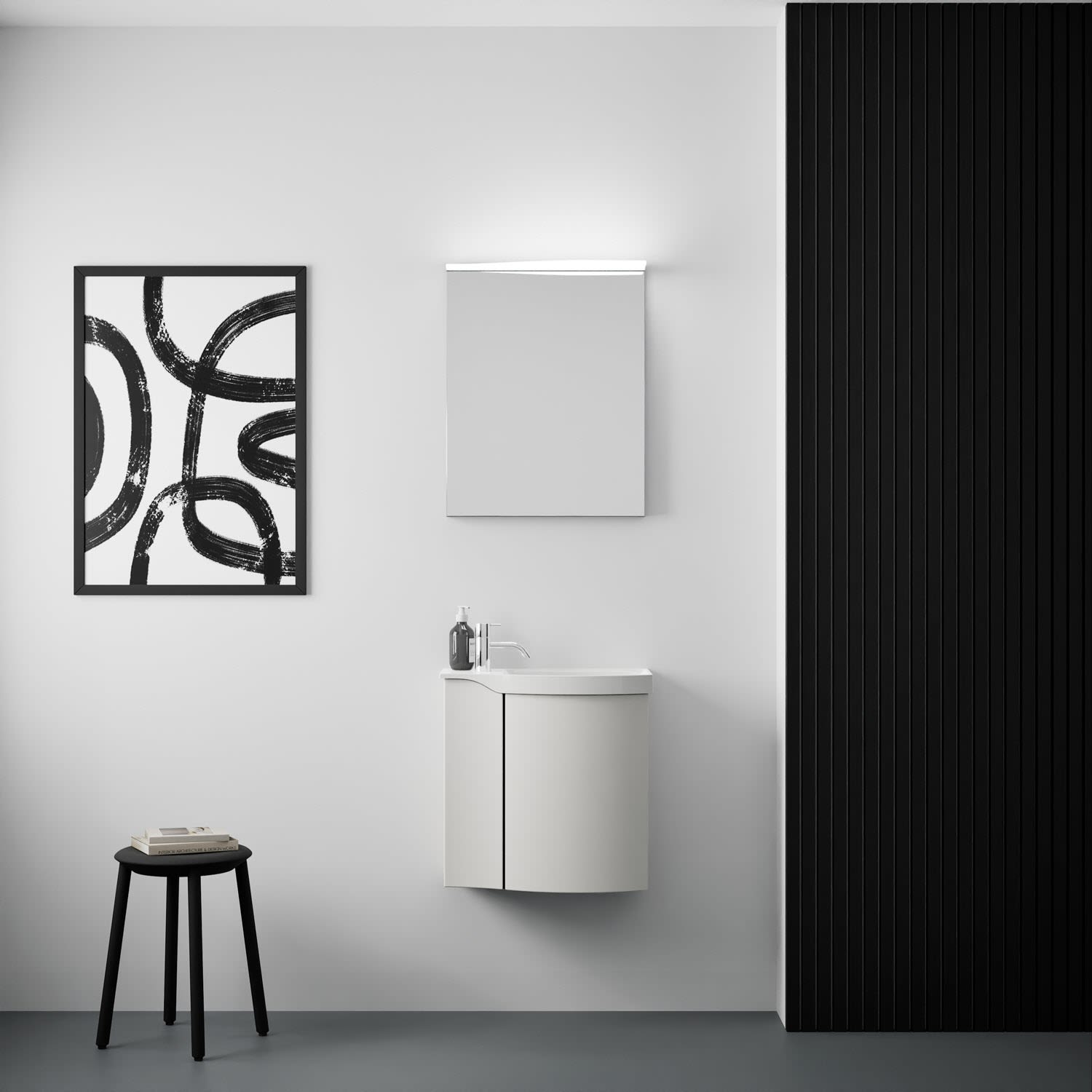burgbad Sinea 3.0 Spiegel mit horizontaler LED-Beleuchtung 50 cm