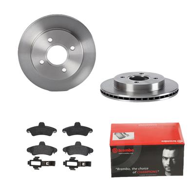 BREMBO Bremsensatz, Scheibenbremse Bremsensatz-Hinterachse IJDTIDIX74 Hinterachse innenbelüftet 253mm 20mm für Ford AC MERCURY