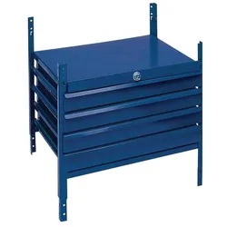 HP Autozubehör, Kellerregal, Schubladenelement LOGS 120 H520xB540xT390mm 4 Schubladen abschliessbar