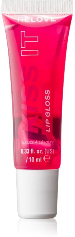 Revolution Relove Kiss It hydrating lip gloss shade Raspberry Pink 10 ml