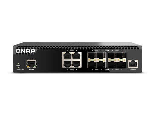 QNAP QSW-M3212R-8S4T - Switch - managed - 4 x (QSW-M3212R-8S4T)