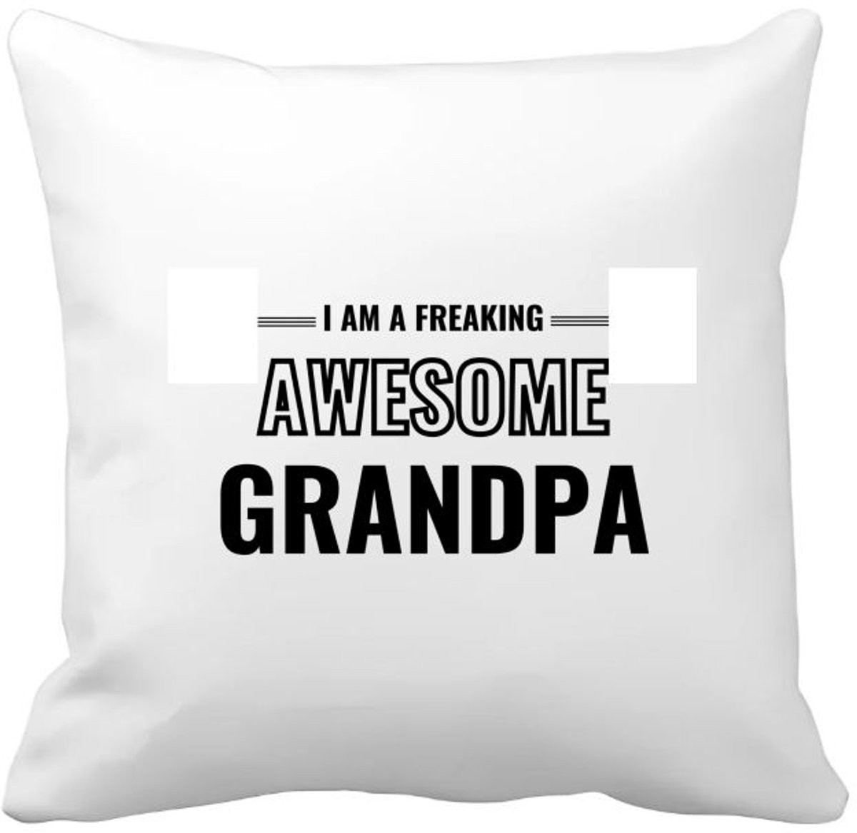 Akyol Kussenhoes I am a freaking awesome grandpa - Opa - 40 x 40 cm
