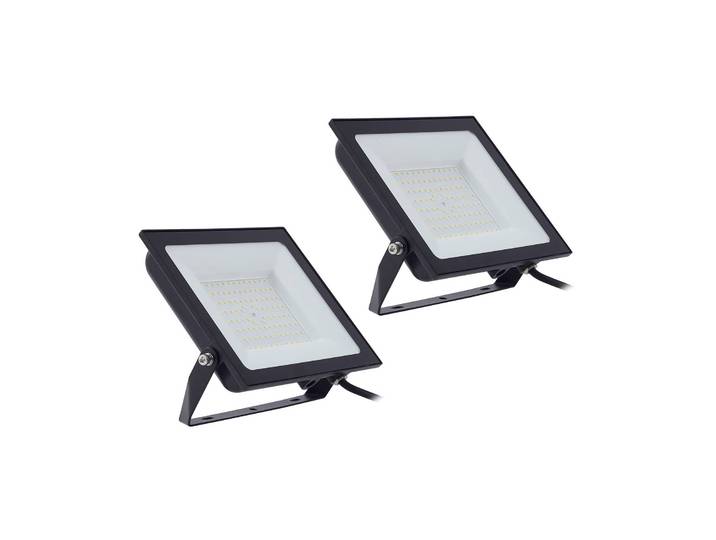 LED Aussenwandleuchte Maikel PRIOS, schwarz, Aluminium, Modern, LED Wandleuchte außen