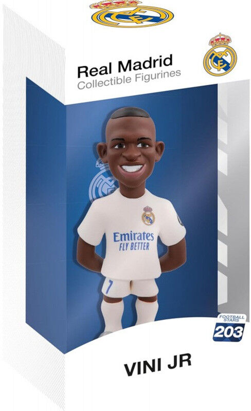 Figurine Minix Football Stars 12 cm 203 : Real Madrid, Vinicius JR