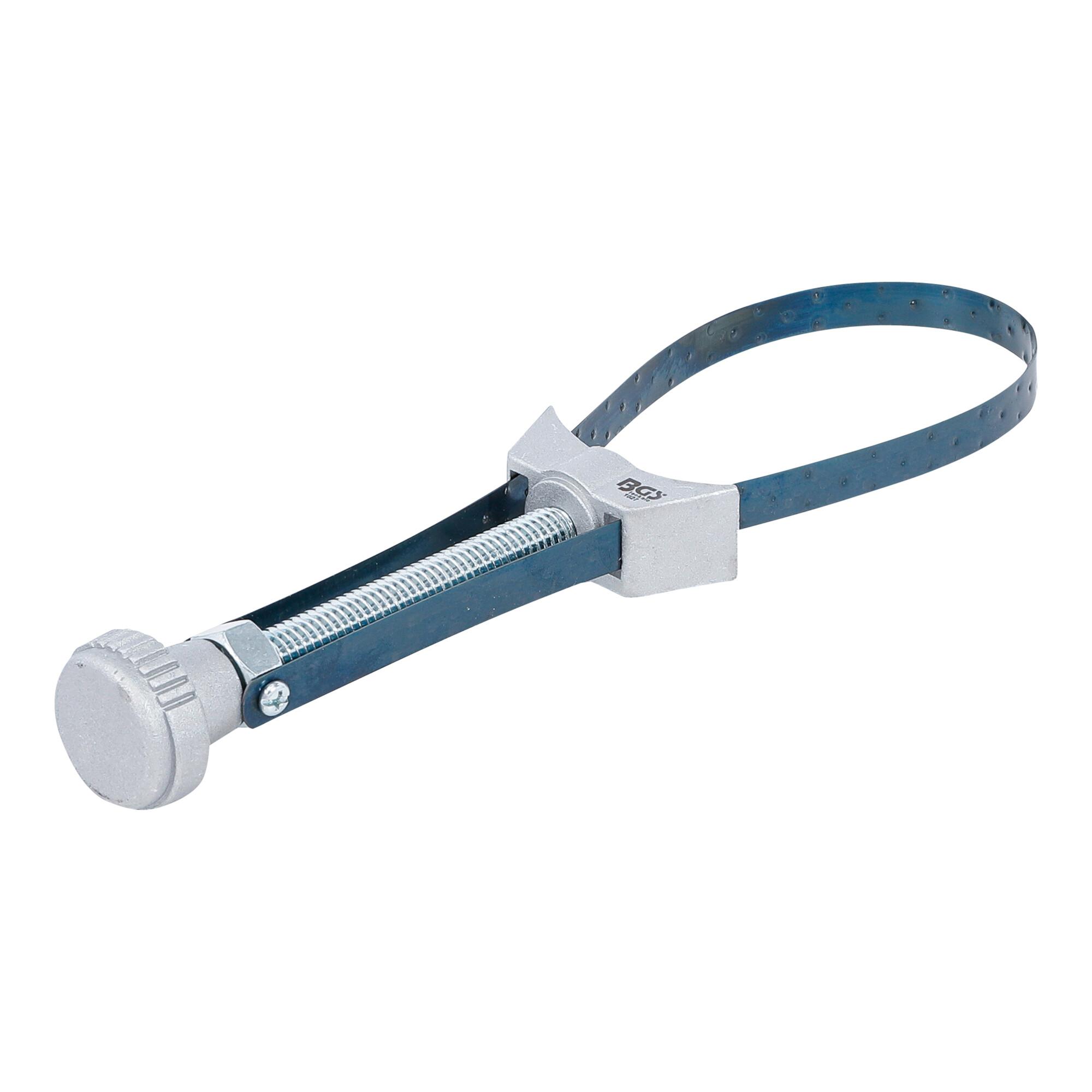 BGS Ölfilter-Bandschlüssel Federbandstahl Alu-Druckguss Ø max. 155 mm ; BGS technic (1027)
