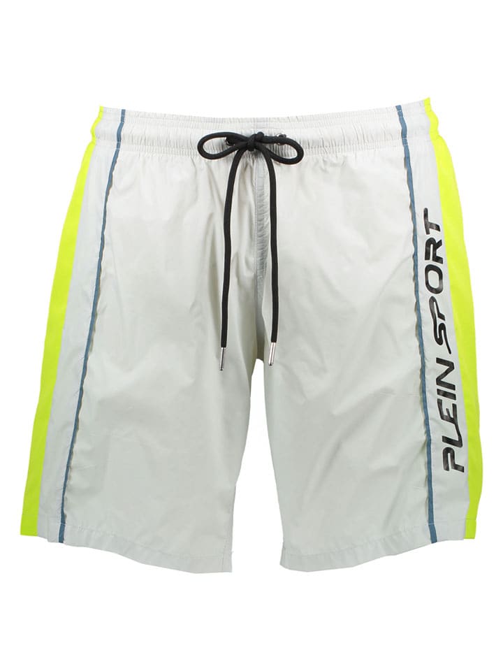 Plein Sport Badeshorts in Grau - S
