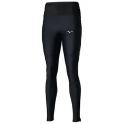 Mizuno, Unisex, Tights, Trail Multipocket L Tight Apparel (XS), Schwarz
