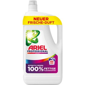 Ariel Waschmittel Professional Colorwaschmittel, Gel, Color+, 4,995L, Waschladungen 111