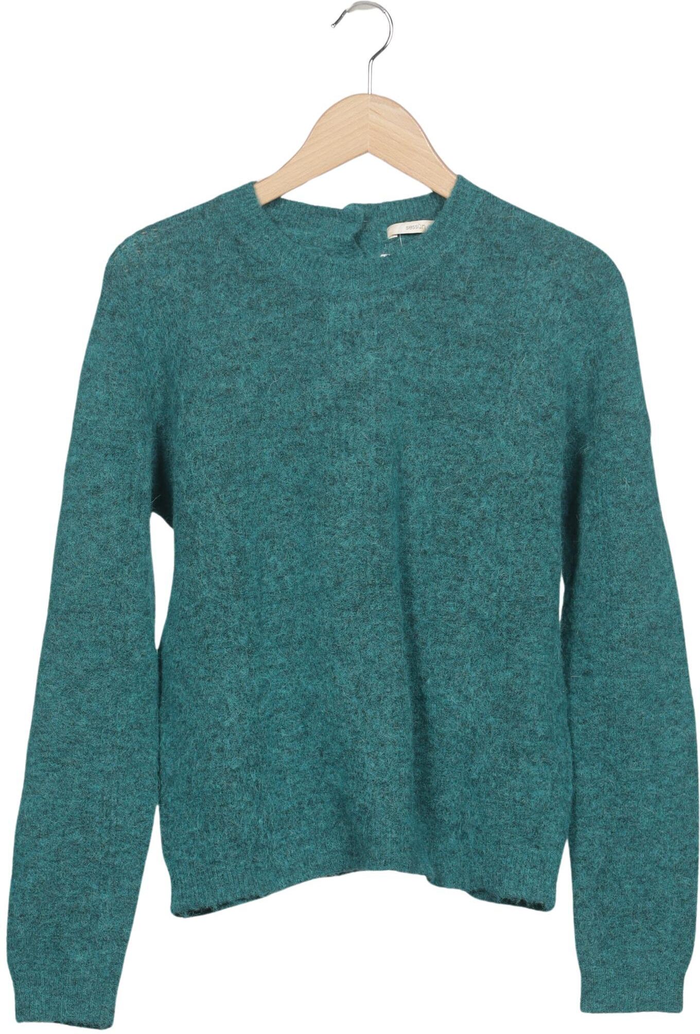 sessun Damen Pullover, Türkis, Gr. L, Wolle / Angorawolle / Synthetik / Elasthan - Second Hand
