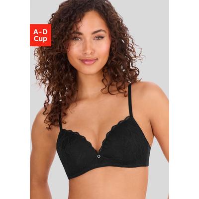 LASCANA "Alicia" ohne Bügel mit feiner Spitze mit Blättermotiv, Dessous