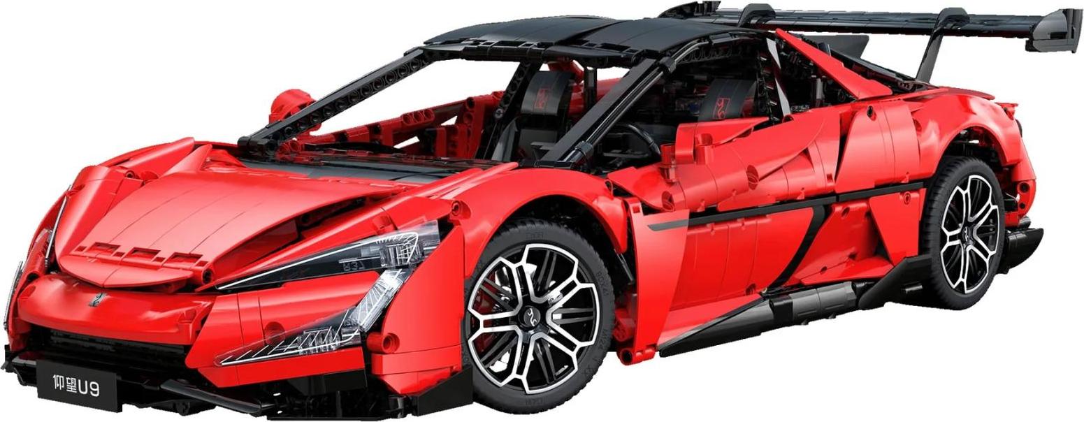 Cada Yangwang U9 Bausatz 1:8 3671 Stücke Rot Kinder Rot One Size