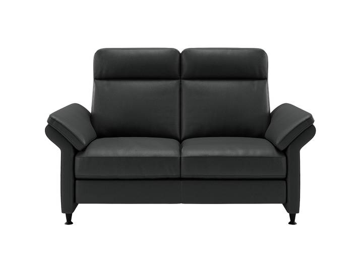 Sofa Albula Echtleder Schwarz B 156 T 89 cm - Möbel Konfigurator: Traummöbel individuell zusammenstellen