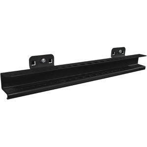 ADB Werkzeughalter 73162, schwarz, für Lochwand, Bohrerhalter für 28 Bohrer, aus Metall