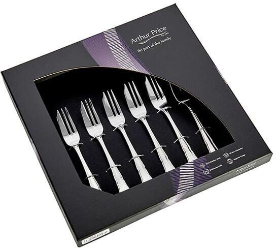 Arthur Price Classic Dubarry Set of 6 Pastry Forks