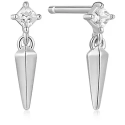 ANIA HAIE - STUD EARRINGS - SPARKLE SPIKE - silber