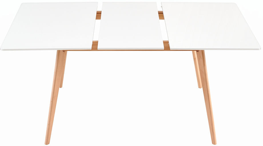 Norden Home Talmadge Rectangular Extendable Dining Table White