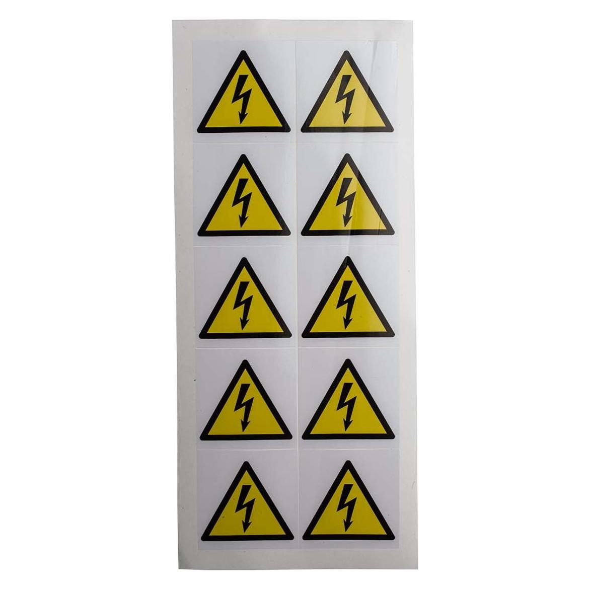 RS PRO Electric flash symbol, 50x50mm (7760967)
