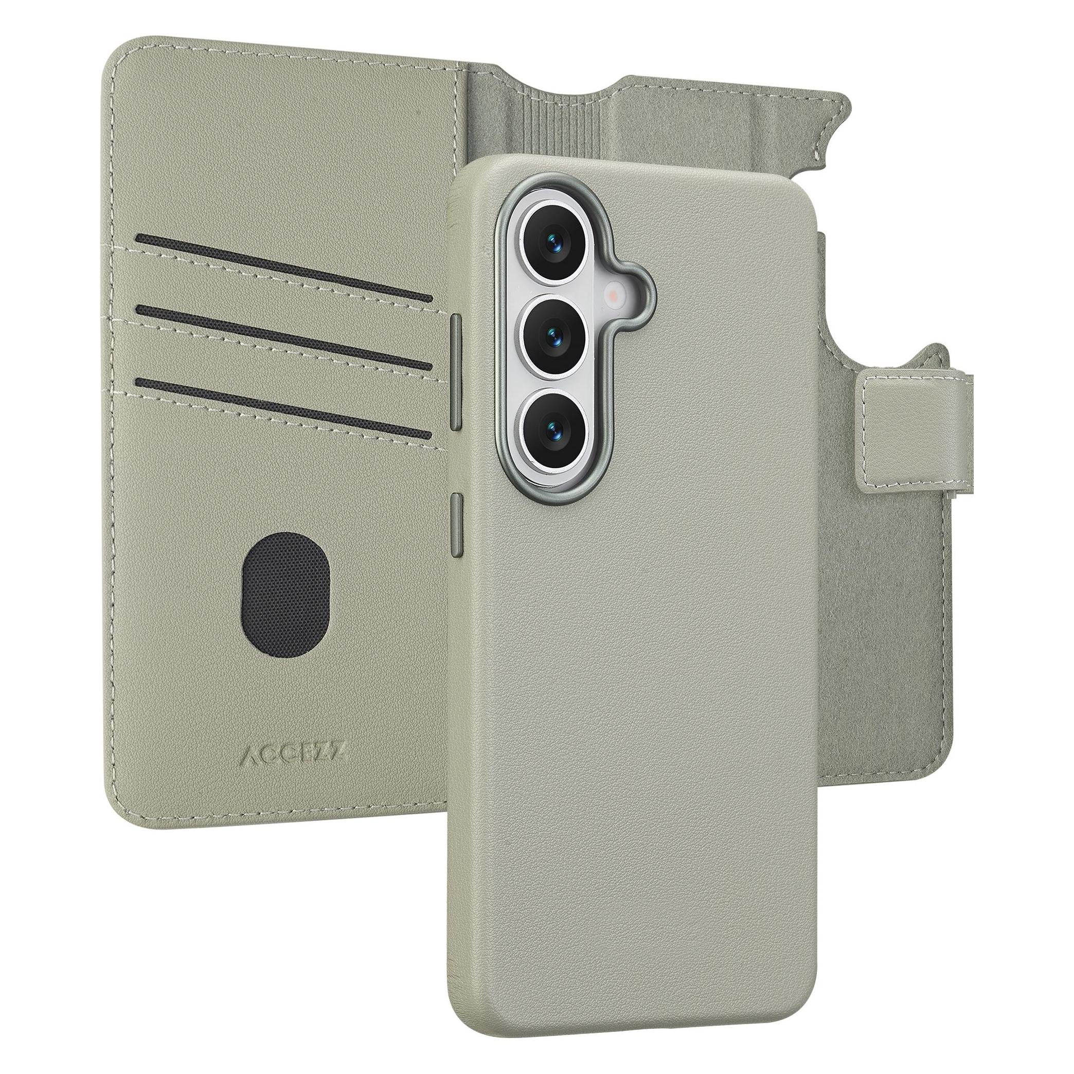 Accezz Leder-Bücherregal 2-in-1 (Samsung Galaxy S26) (SH00092363)
