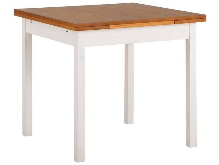 Esstisch HOME AFFAIRE Maike , gelb (weiß, honigfarben), B:80cm H:74,5cm T:80cm, Tische, Esstisch, Home affaire, Breite 80cm, mit Auszugsfunktion