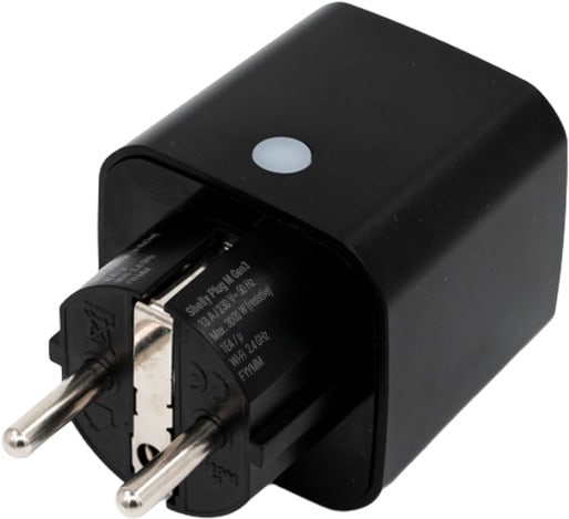 Shelly Plug M Gen3 Black Smarter Zwischenstecker 13A Messfunktion WLAN BT schwarz