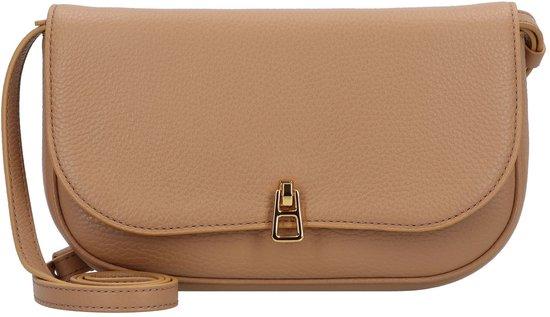 Coccinelle Schultertasche aus Leder, Skin, 7 Fächer, Magnetverschluss
