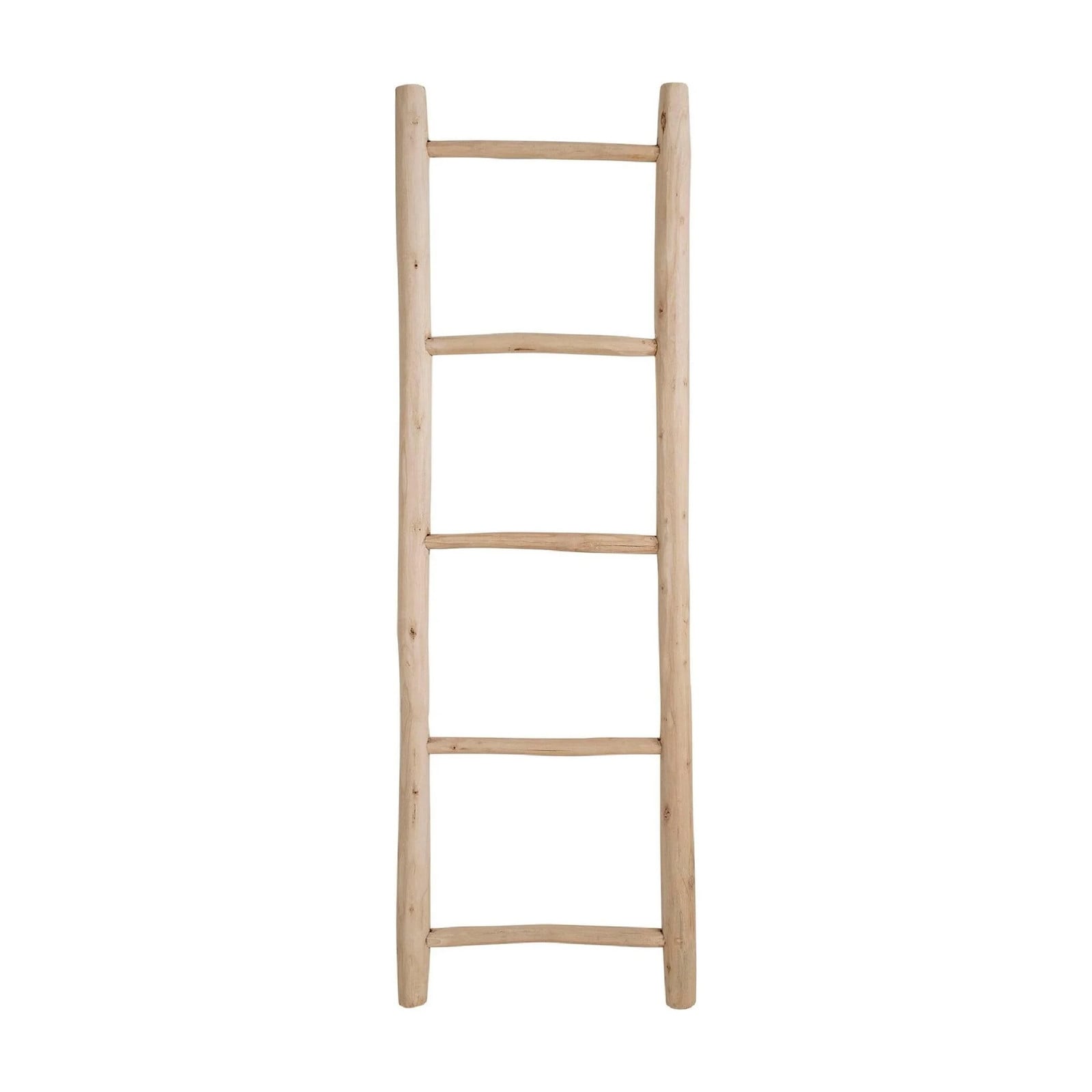 Nest of Nora Decoratieve ladder handdoekrek - Teak - Hoogte: 150 cm