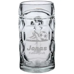 Bierkrug ISAR 0,5 l mit Eichung - Fußball & Schuhe