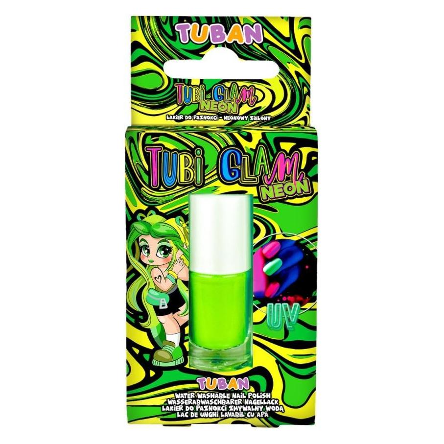 Tuban Tubi Glam Nagellack - Neongrün 5 ml (grüner Neon, Neon Green, Neongrün, Farblack) (TU3541)