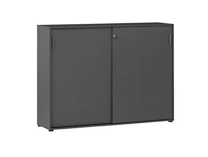 Partenaire mobilier Möbelpartner Denver 701487 Séparateur De Pièce\, Anthracite\, Environ 160\,2 x 41 x 119\,4 cm