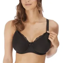 Freya BH Pure Underwire Moulded Nursing Bra Schwarz Nylon I 65 Damen
