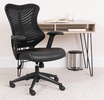 Flash Furniture High Back Designer Executive Swivel Ergonomic Office Chair with Adjustable Arms
