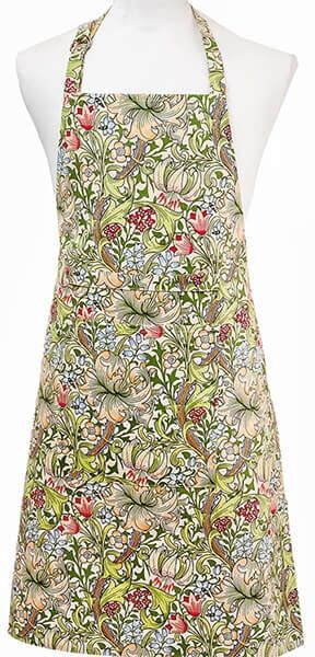 William Morris Golden Lily Fabric Apron
