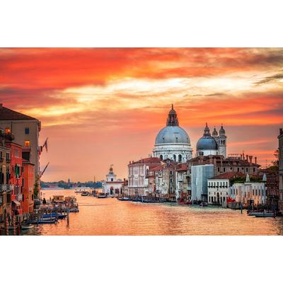 Fototapete PAPERMOON "Venedig", bunt, B:3,5m L:2,6m, Vlies, Tapeten