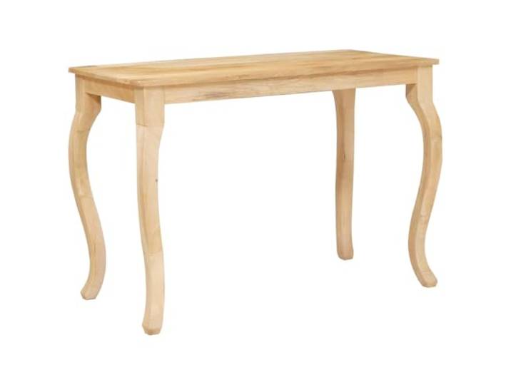 Fisinber Couchtisch Massivholz Mango Braun 110x55x77 cm Wohnzimmertisch Stabiler Tisch aus Mangoholz fürs Wohnzimmer. Die rechteckige Fläche bietet ausreichend Platz für Deko und Snacks.