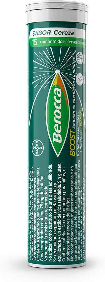 Berocca Boost comprimidos efervescentes 15 u