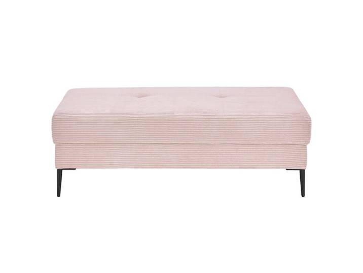 Trendstore Hilary Megahocker in Cord - Cord Zoom flamingo passend zu den Sofas zur Serie Hilary, pure Entspannung, pflegeleicht, formstabil, trendiger Cordbezug in acht coolen Farben die begeistern Modern