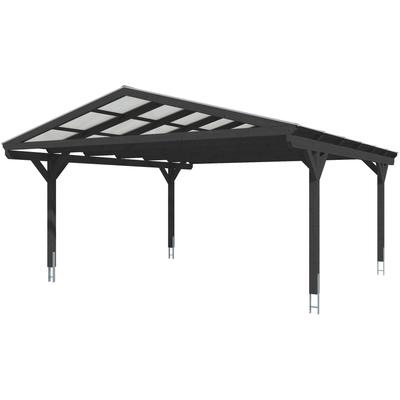 Doppelcarport SKANHOLZ "Westerwald", anthrazit, B/H/T: 308cm x, Carports