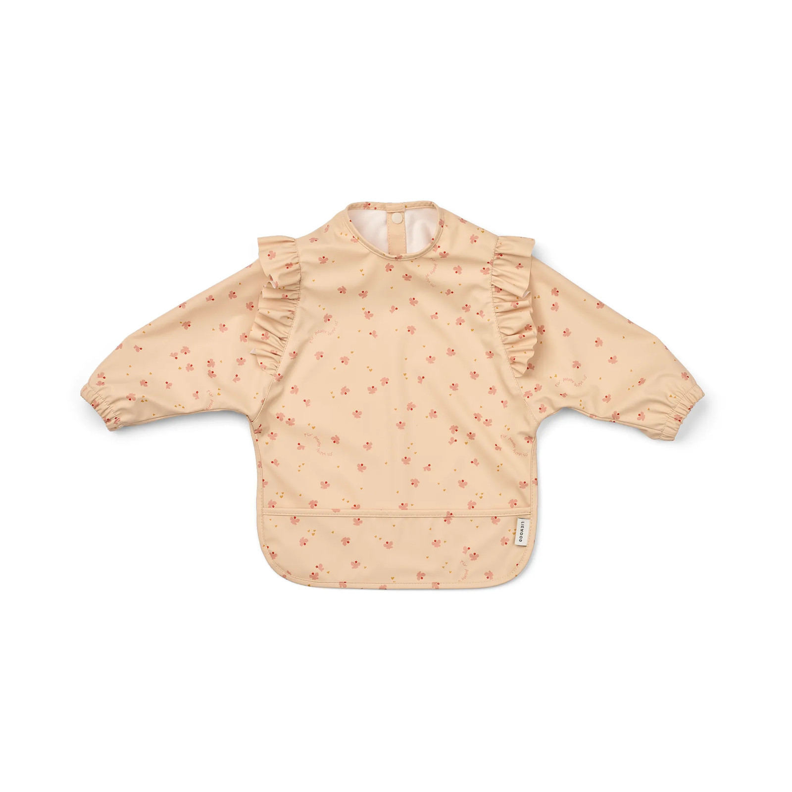 Liewood Merle ruffle slab met mouw Mini Butterfly-apple blossom
