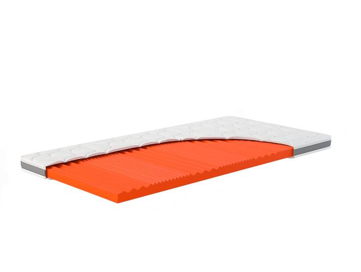 Topper HN8 SCHLAFSYSTEME Top Dynamic C , weiss (weiß), B:80cm H:7cm L:200cm, Komfortschaum, Topper, Topper