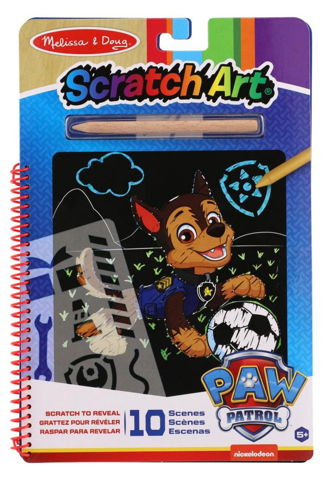 Melissa & Doug Paw Patrol Krabbelkunst set Chase