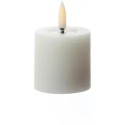 LED Mini Kerze Thea Uyuni Echtwachs Timer bis 400 Std. H: 4,5cm weiß