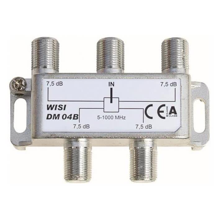 WISI DM 04 B Cable splitter Silber (Diverse) (70298-4)