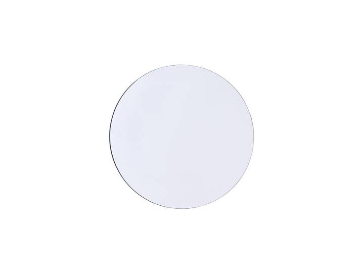 Miroir en verre transparent, rond, à fixer, entretien facile - Ho