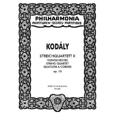 Kodály, Z: Streichquartett Nr. 2 -