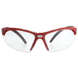 Dunlop, Sportbrille, Squash Protective Eyewear - Competition Players (Black, Red), Rot
