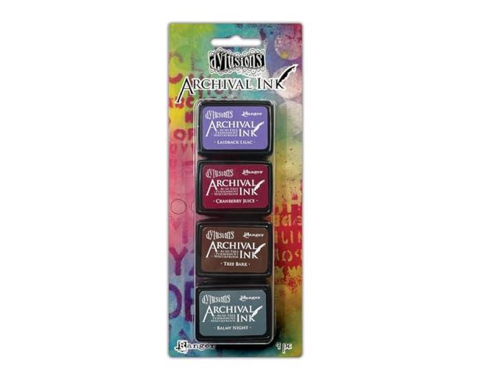 Dylusions Mini Archival inktpads set 4