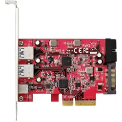Renkforce 5 Port USB3.1 Controllerkarte 10Gbps PCIe-Host-Adapter, Kontrollerkarte