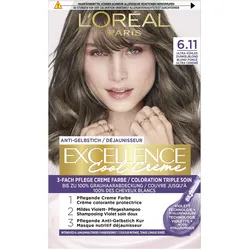 2x L'Oréal Paris, Haarfarbe, Excellence Cool Creme (45602 Ultra Kühles Dunkelblond)